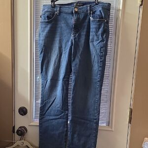 Lee Women's Straight Leg Blue Jeans